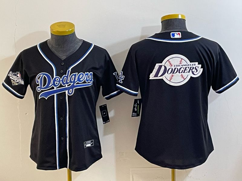 Youth 2026 Los Angeles Dodgers Blank Black Game Nike MLB Jersey style 0023